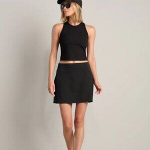 RHONE DreamGlow Skort Black Heather Size Small